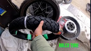 ralco rear tyre bullet 350 standard [upl. by Sabian]