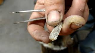 Making Mokumegane Hand Forging Gold And Silver Billet [upl. by Chapel]