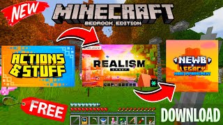 Realism Craft Minecraft PE 121  Realism Craft  Newb X Legacy  Action and Stuff MCPE 121 [upl. by Arimlede]