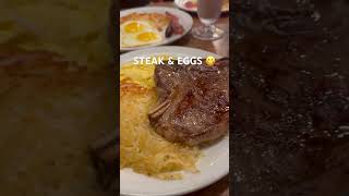 STEAK amp EGGS youtubeshorts foodie steakandeggs [upl. by Lindholm492]