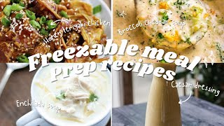 ✨ QUICK AND EASY FREEZABLE RECIPES [upl. by Shalne847]