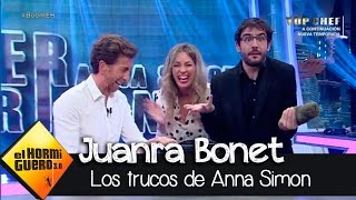 Anna Simon y su truco para beber cuatro cervezas de golpe en El Hormiguero 30 [upl. by Ybbob474]