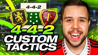 THE BEST 442 CUSTOM TACTICS 🔥 FC 25 Ultimate Team [upl. by Kentigerma]