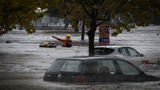 Südfrankreich Extremer Regen führt zu enormen Sachschäden [upl. by Stander]