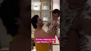 FatherSon Fun Ruhaan amp Shoaib Ibrahims Adorable Moments 💖 familytime shoaibibrahim shorts [upl. by Erapsag]