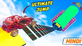 GTA 5 ULTIMATE Final Buggy Jump 😍  Parkour Race  GTA 5 Online Hindi Funny Moments  Saxisam [upl. by Artinahs]