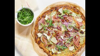 Recept  Pizza verde van bloemkool met Italiaanse smaken  Colruyt [upl. by Mcnair]