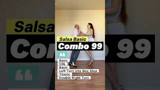 Salsa Basics “Combo 99” from Salsa Dance Challenge 019 salsa salsadancing dance baile shorts [upl. by Anhpad]