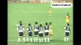 Final Piala Malaysia 2001 Terengganu vs Perak 21 [upl. by Kanter]