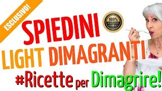 RICETTA DIMAGRANTE e DETOX SPIEDINI LIGHT e GOLOSI facili e veloci [upl. by Aissila]