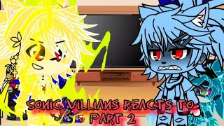 Sonic Villains reacts to Nazo Unleashed part 2 [upl. by Anidam]