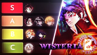 Wisteria 2  The BEST Breathings Styles Tier List [upl. by Pricilla]