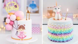 Birthday CAKE 🎂 Ideas with Unicorns 🦄 and Balloons 🎈  Tan Dulce [upl. by Errol]