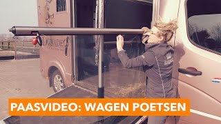 Paaseieren zoeken en wagen poetsen  PaardenpraatTV [upl. by Bej]