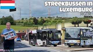 STREEKBUSSEN in LANDELIJK LUXEMBURG van RGTR  Luxemburg vlog [upl. by Anaujit]