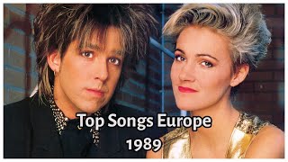 Top Songs in Europe in 1989 [upl. by Orel]