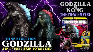 Godzilla x Kong ™ The New Empire ™ Godzilla Titan Evolution  Peel Skin to reveal  Playmates Toys ® [upl. by Gerti342]