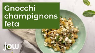 Recette de gnocchi champignons feta [upl. by Ziom316]