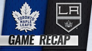 Maple Leafs roll past Kings 51 [upl. by Refinney]