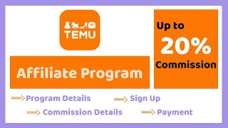 Temu Affiliate Program 2024  Earn Money from Temu [upl. by Donnie802]