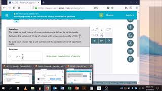 ALEKS Identifying errors in the solution to a basic quantitative problem [upl. by Melessa]