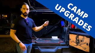 Overland upgrades FRONT RUNNER Table for Wrangler JL BONUS Brawlee Light Bar install from AMAZON [upl. by Asiled]