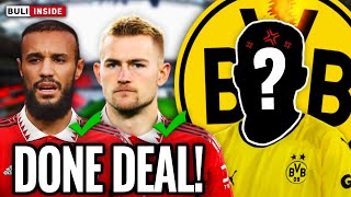 DOPPELTRANSFER von DE LIGT amp MAZRAOUI FIX ÄRGER um BVBSTARS [upl. by Cynthla]