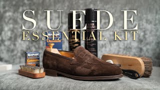 ทำความสะอาดรองเท้าหนังกลับยังไง ให้ดูใหม่ตลอดเวลา  Suede Shoe Care Kit l SIGNORE CLOSET [upl. by Ayinat]