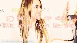 Miley Cyrus  Sorry Im Not Perfect  Lyrics Video [upl. by Naek]