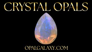 Faceted Crystal Opal 31 ct crystalopal [upl. by Lamak]