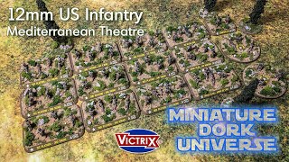 Painting Victrix 12mm US Infantry  O Group small scale figure painting and basing [upl. by Tsepmet28]