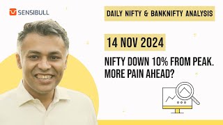 NIFTY amp BANK NIFTY Analysis for Tomorrow  Stock Market Outlook  14 November 2024 Thursday [upl. by Bassett606]