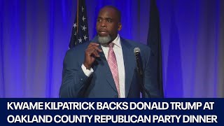 Kwame Kilpatrick speaks at Oakland County Republican Party Lincoln Day Dinner [upl. by Jeni777]