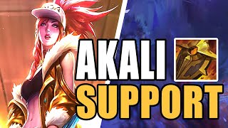 AKALI SUPPORT Is Actually Insanely STRONG Im delusional [upl. by Charline]