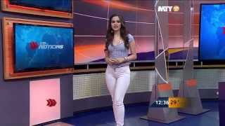 Fannia Lozano Corte y Regresamos Las Noticias Monterrey 19Jul2013 Full HD [upl. by Yednil]