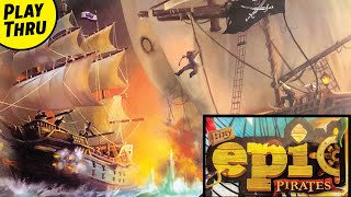 tiny EPIC PIRATES Solo Playthrough How to Play [upl. by Diraf]