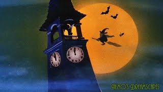 A Spooky Night in Halloween Town 👻 Vintage Halloween Oldies music  reverb 🎃 spooky sounds ASMR [upl. by Armallas]