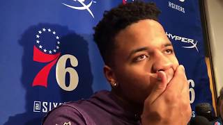 Markelle Fultz on his shoulder injury [upl. by Siryt927]