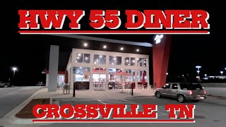 A tour of The Hwy 55 Diner Crossville TN diner food restaurant goodfood fun foodlover burger [upl. by Kendell223]