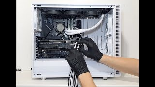 PC Build 17 Black amp White ROG Strix in Fractal Design S2 Timelapse [upl. by Enamrahc]