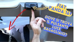 Soluzione al problema Pulsante o Luce Bagagliaio assente su FIAT Panda 169 [upl. by Ala]