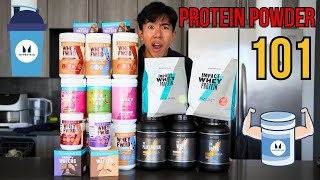 How to Pick the BEST Protein Powder  Comparing all Protein Powders from MyProtein [upl. by Suivatram]