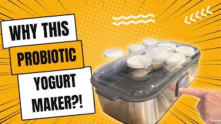 Review and Demo of Ultimate Probiotic Yogurt Maker [upl. by Trudey]