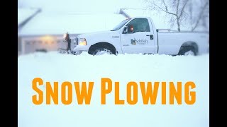 Snow Plowing In A Blizzard  Boss amp Kage Plow  Part 2 [upl. by O'Hara]