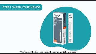 TouchBio COVID19 Rapid Antigen  For Self Test  How to use video [upl. by Ahsinelg256]