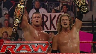 RatedRKO vs The Hardy Boyz World Tag Team Championship Match RAW Nov 272006 [upl. by Anoyk]