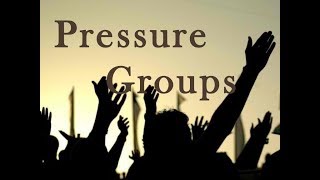 Sociology for UPSC  Pressure Groups  Lecture 32 [upl. by Aniuqal721]