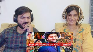 Top 200 Nostalgic Songs Of Arijit Singh Reaction 20112024 [upl. by Nnairak]