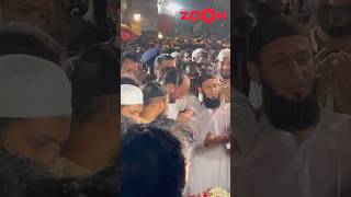 Baba Siddique’s son Zeeshan Siddiqui CRIES inconsolably during his last rites 🥺 shorts [upl. by Onailime]