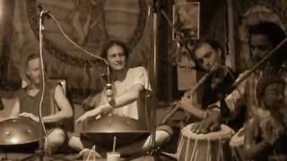 HandPan fusion with Indian classical instruments  Hang Paying Hedge Monkeys  Arambol  Goa 2010 [upl. by Golda623]